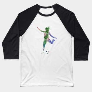 Female Soccer Player Baseball T-Shirt